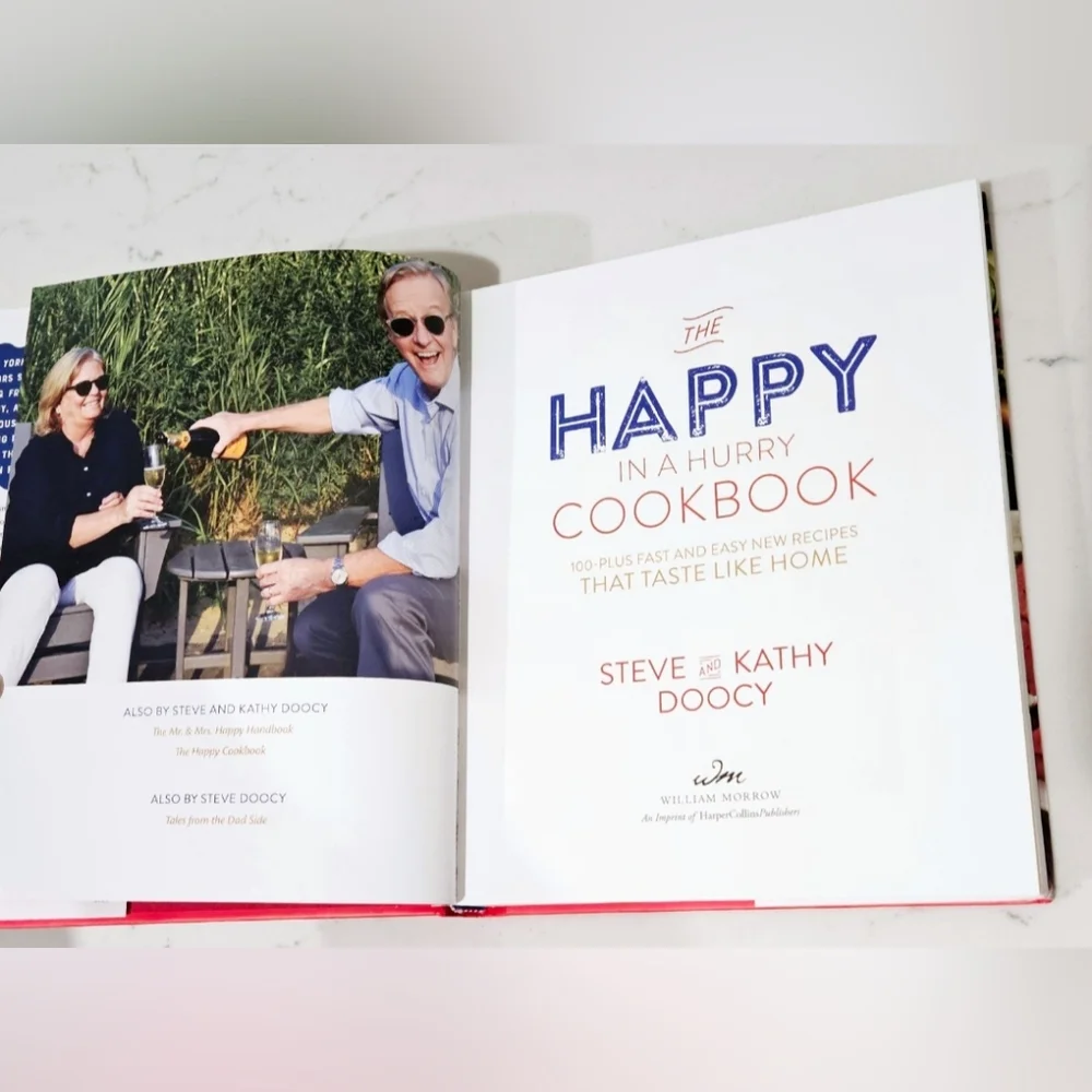 BOGO The Happy in a Hurry Cookbook by Steve and Kathy Doocy Harcover